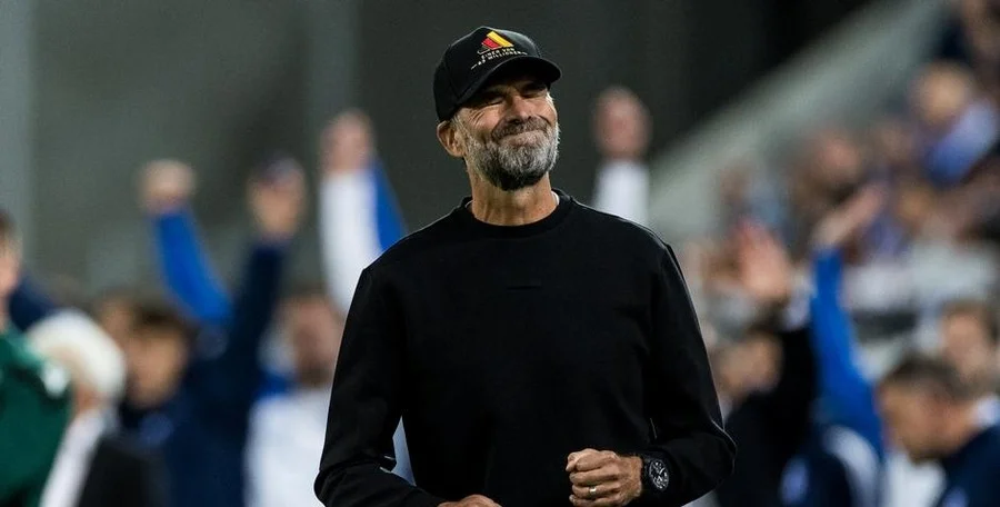 Jürgen Klopp coaching Germany team