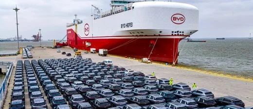 BYD Hungary factory construction site