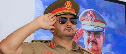 Saddam Haftar military parade