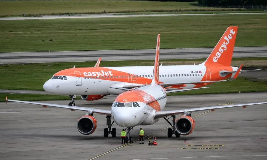 EasyJet plane on tarmac