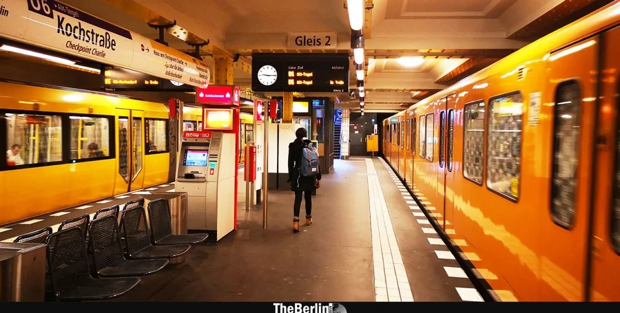 German public transit train