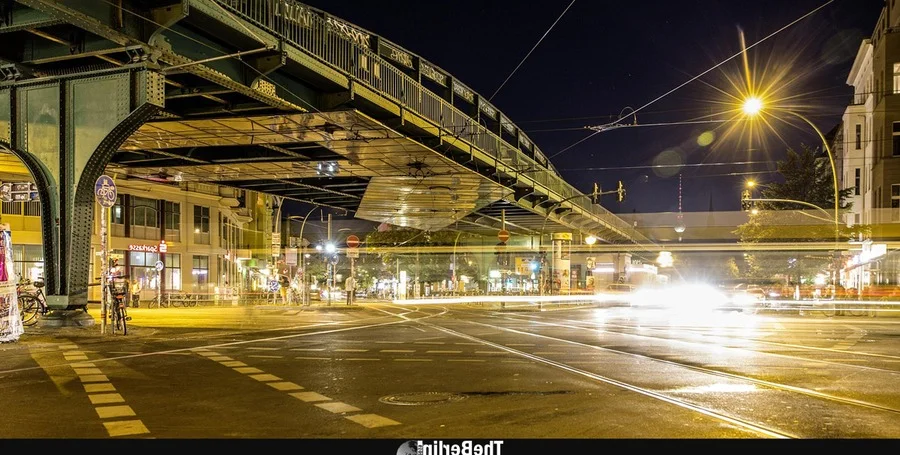 Berlin Schönhauser Allee bridge construction
