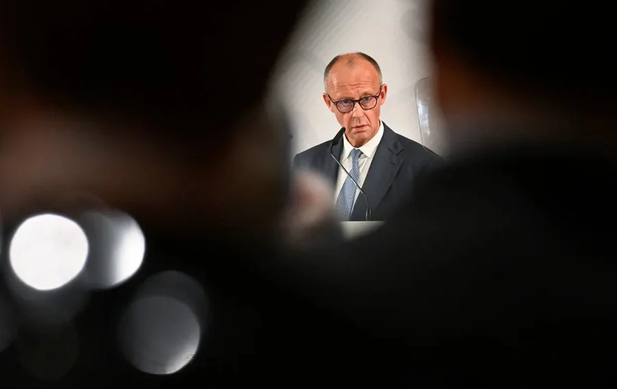 German politician Merz in Kyiv